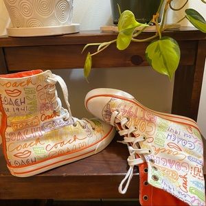 Coach High Top “Converse” Sneakers